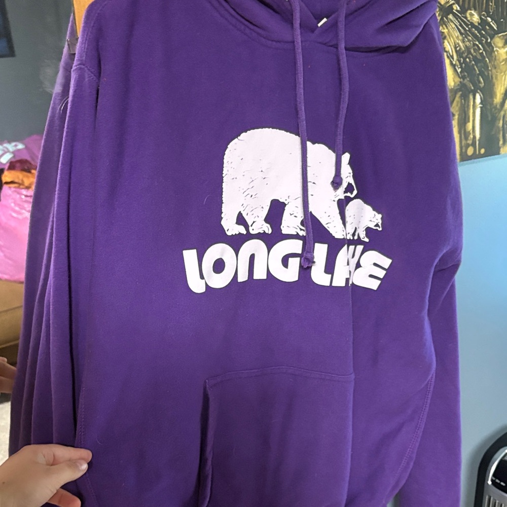 Purple Long Lake Hoodie